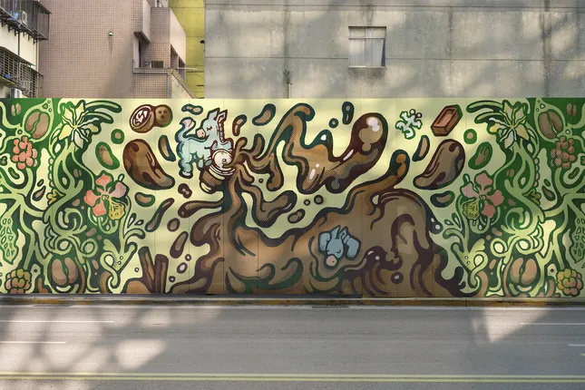 Buddies BK Mural Design Concept