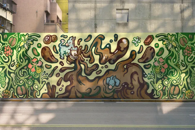 Buddies BK Mural Design Concept