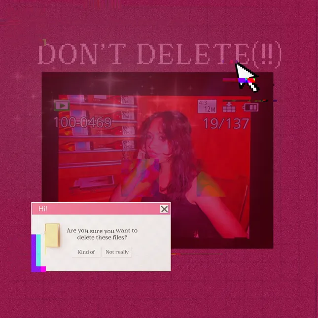 Bianca Salinas - DON’T DELETE(!!) Single Cover Art