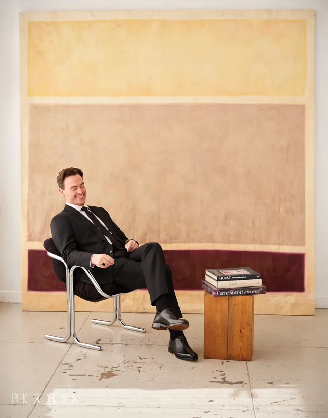 Erich Bergen for Photo Book creative direction prop styling and set design