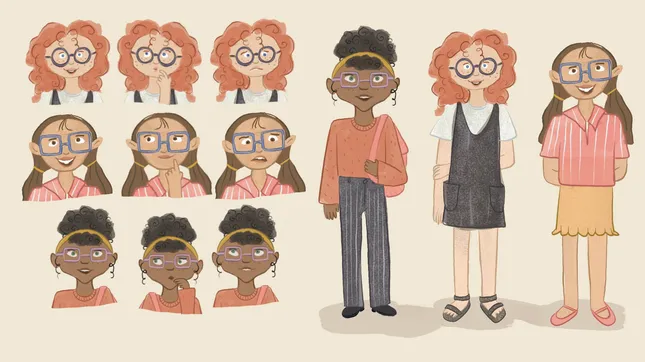 Character design for MetKids season 2