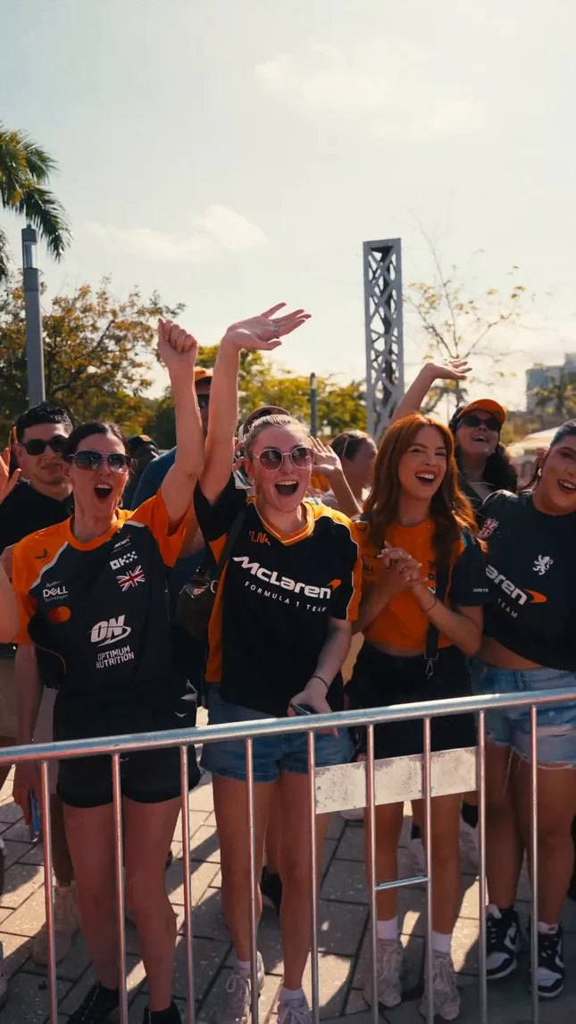 McLAREN RACING LIVE:
MIAMI F1 at Bayshore Club