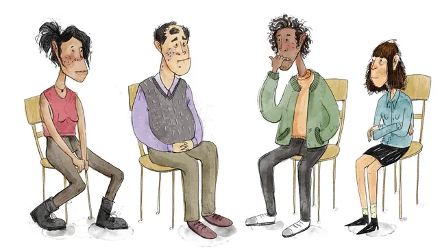Character design of smokers