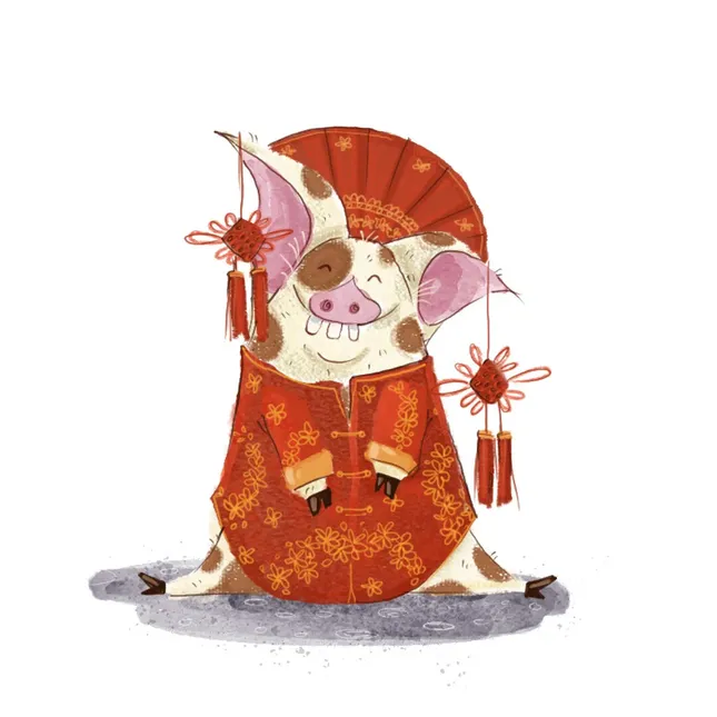 Character design of farm animals