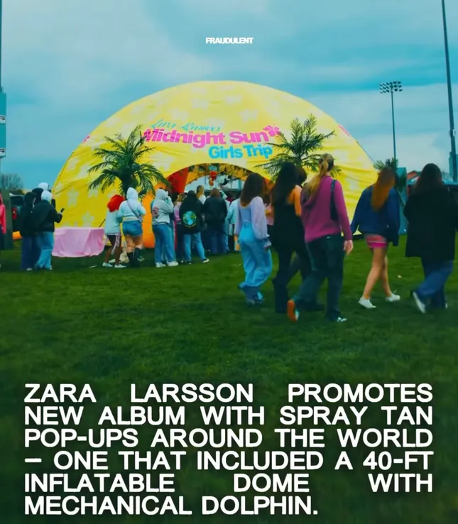 Zara Larson x Palm Beach Tan Popup