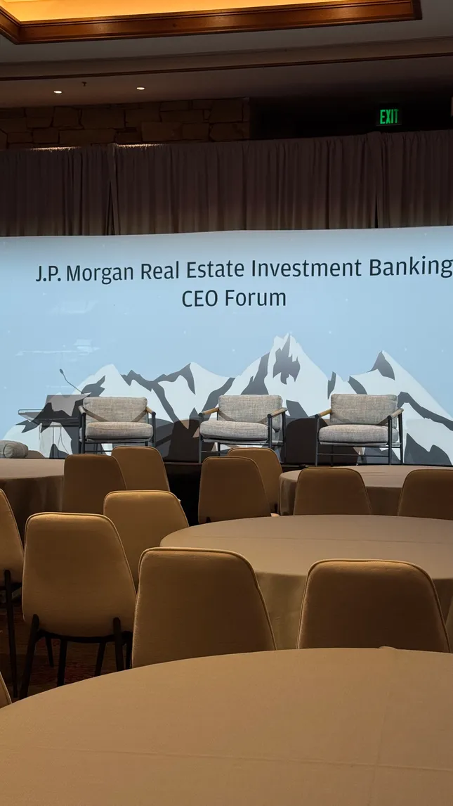JP Morgan Real Estate Investment Banking CEO Forum January 2026