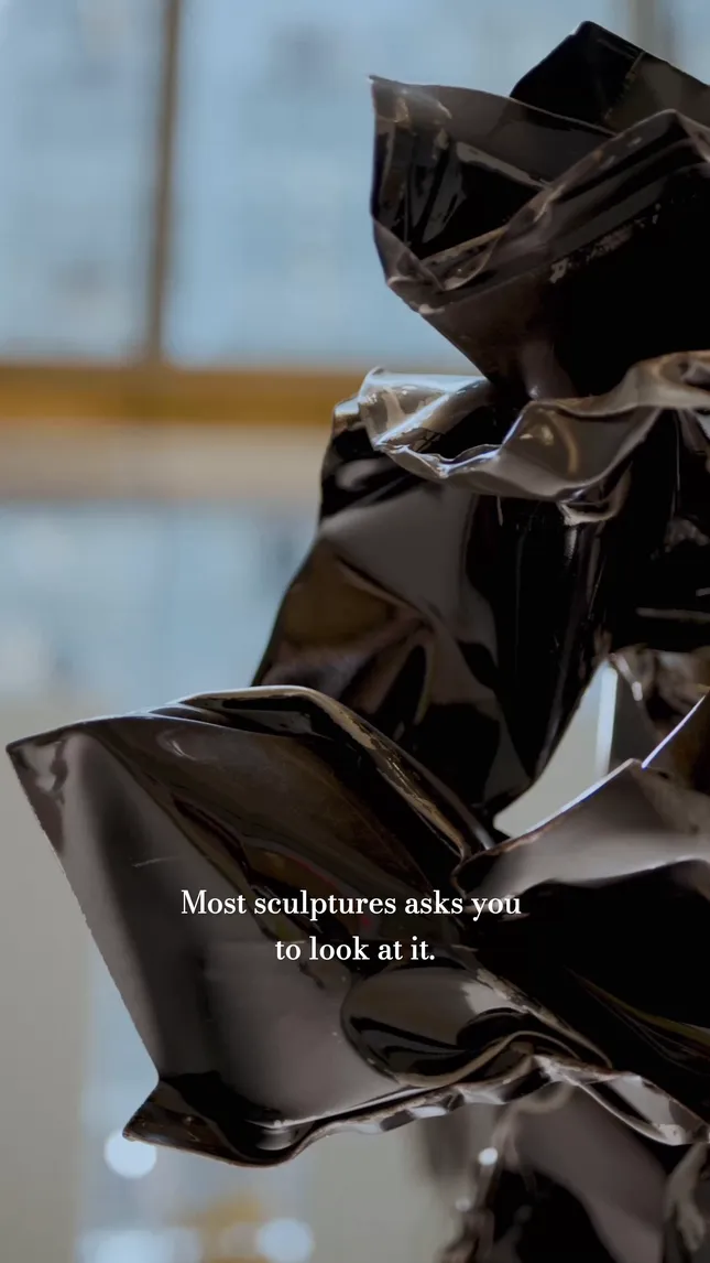 John Chamberlain's MURMUROUS MOTO, MAESTRO, 1991