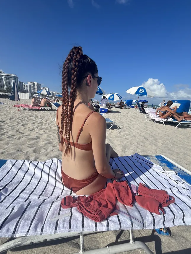 High Pony Three Braids Miami