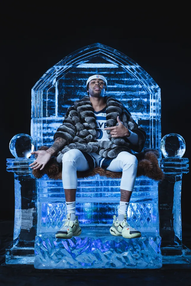 D'angelo Russell for the Minnesota Timberwolves