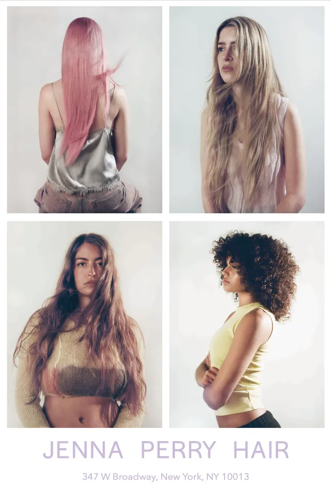 Jenna Perry Hair Spring campaign