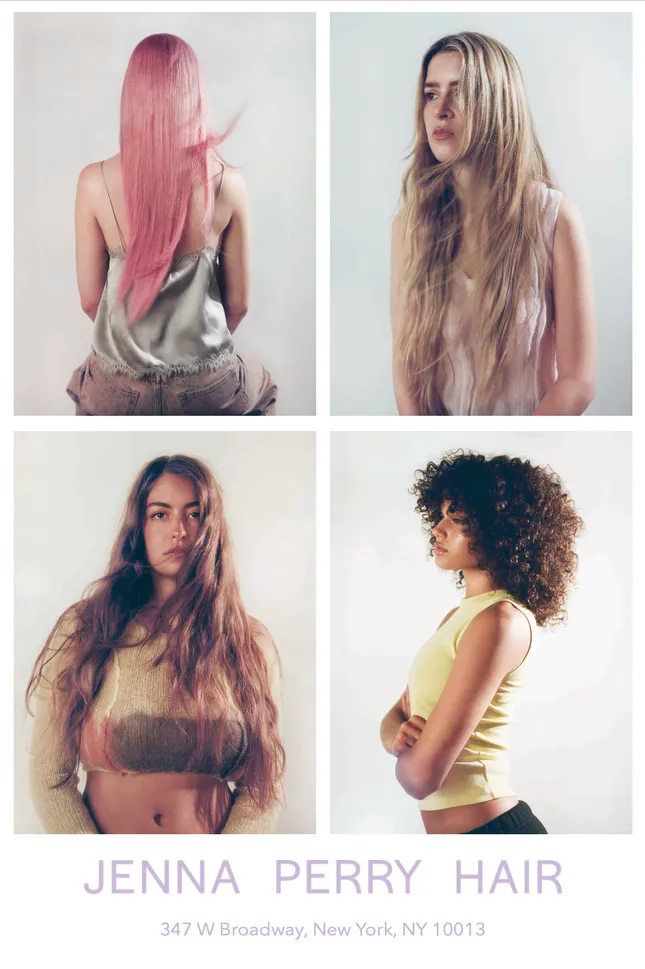 Jenna Perry Hair Spring campaign
