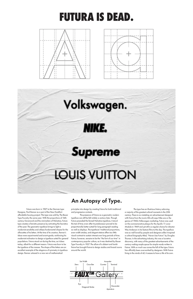 Anatomy of Type Poster - Futura