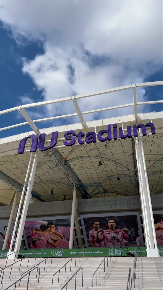 Behind the Scenes - Installation Process for Inter Miami's Nu Stadium