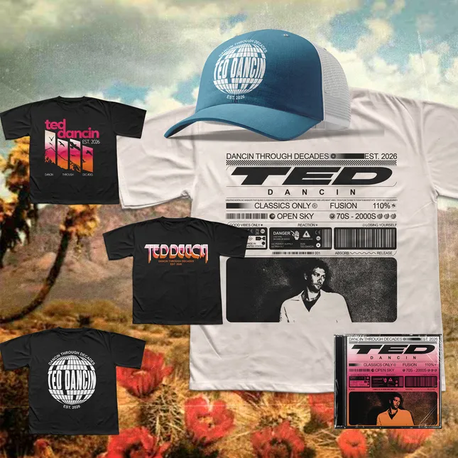 Ted Dancin Branding, Merchandise & Posters
