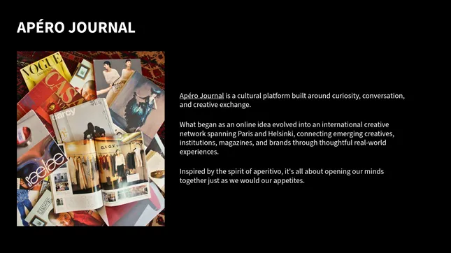 Apéro Journal Case Study