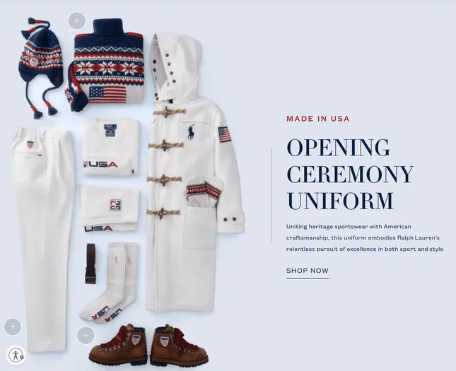 Ralph Lauren USA Olympics Still Life Collection