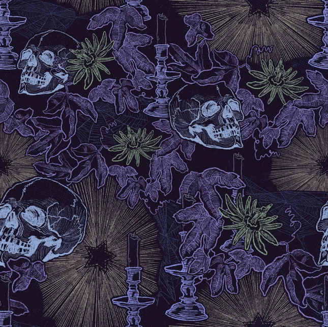 Textile Design // Black Magic