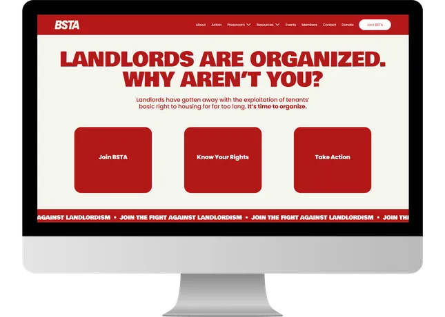 BSTA Website + Membership Site