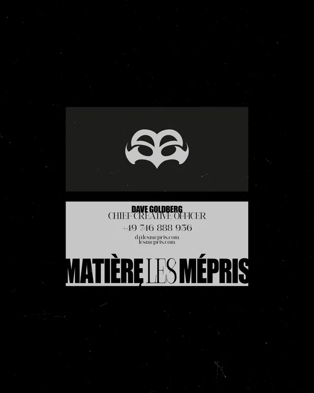 Matière Les Mépris Visual Identity
