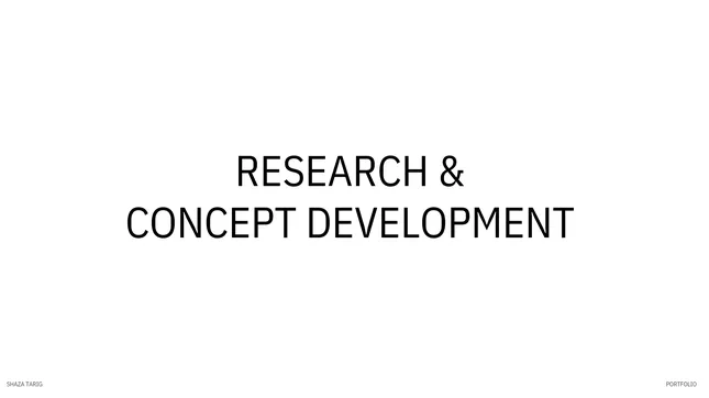 Visual Research, Concept Development, and Creative Production Portfolio