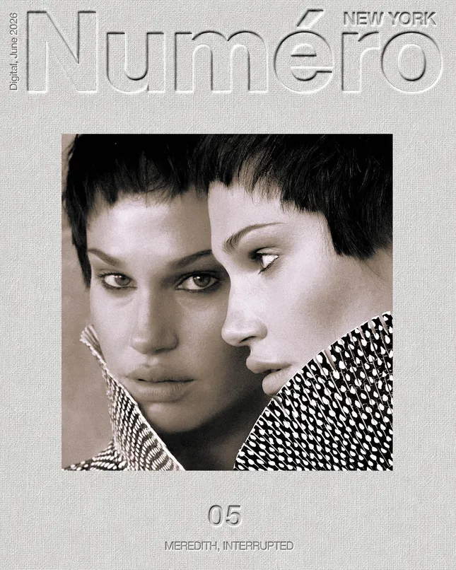 Cover Story for Numéro New York featuring Meredith Mickelson June 2026