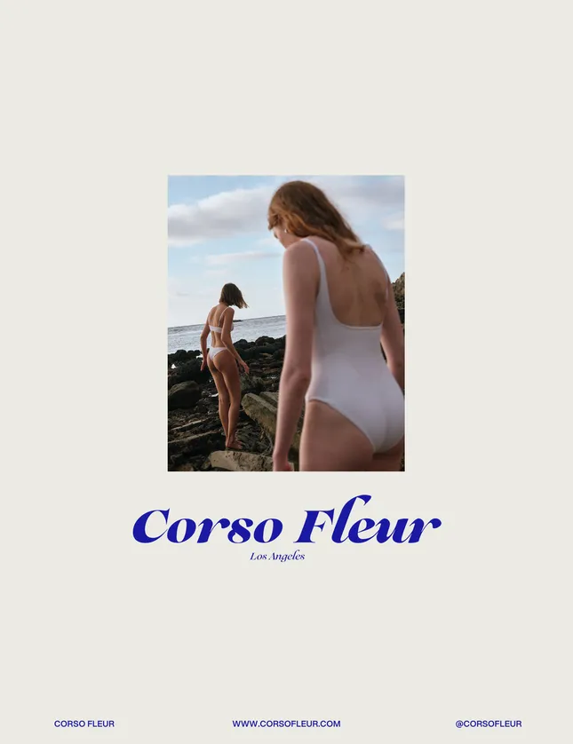 CORSO FLEUR, SWIMWEAR VISUAL IDENTITY