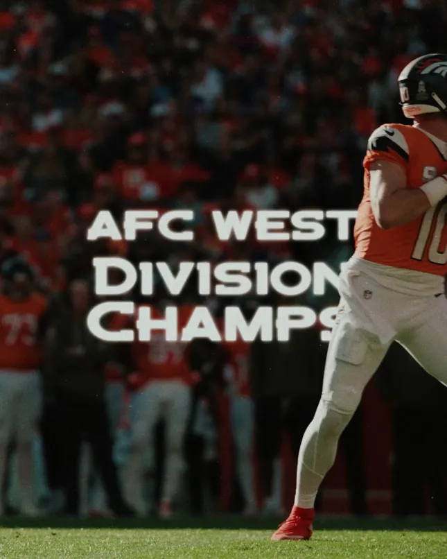 NFL - Broncos AFC West Champs