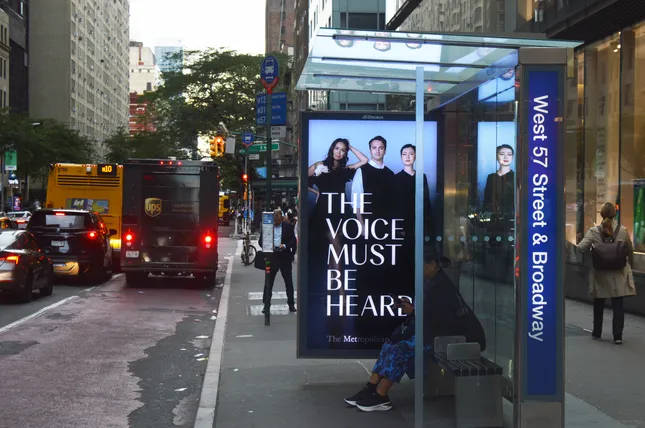 The Voice Must Be Heard Out of Home Digital Signage - The Metropolitan Opera