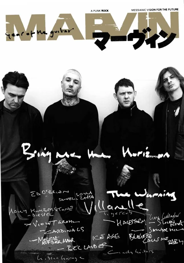 shot BMTH for the cover of Marvin
