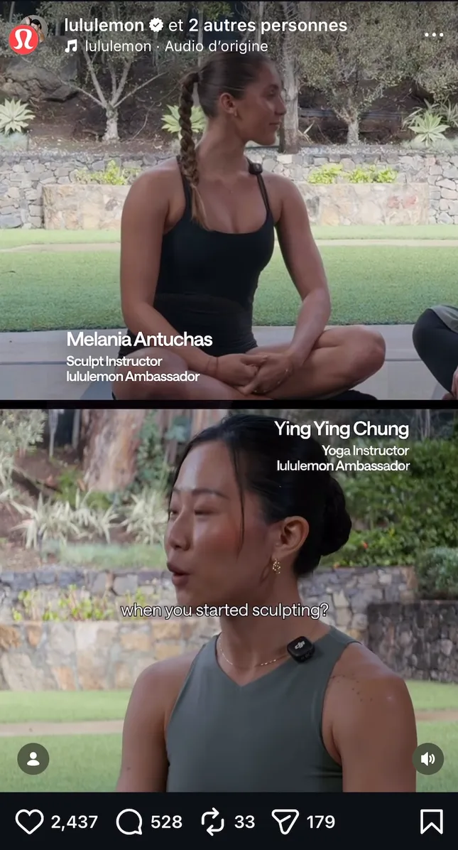 Lululemon Social Campaign