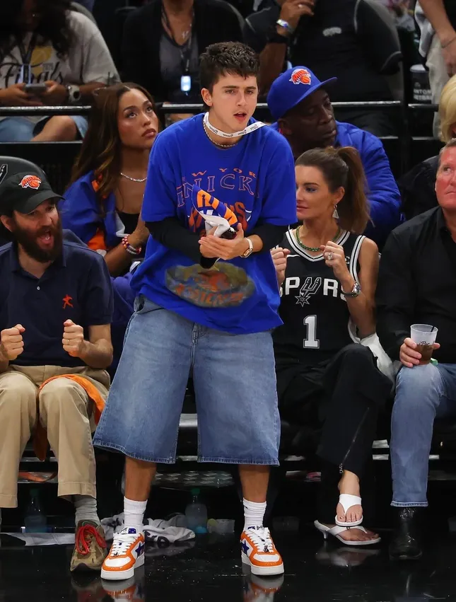 Timothée Chalamet x Knicks