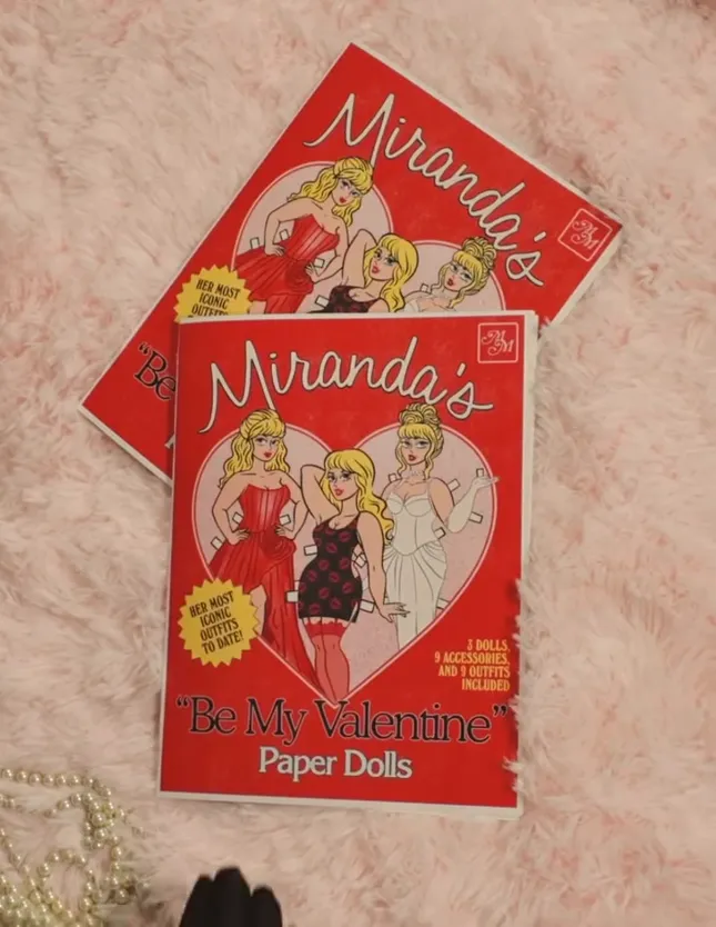 Miranda’s “Be My Valentine” Paper Dolls