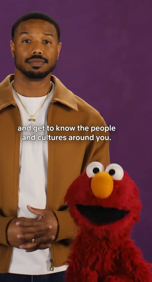 Michael B Jordan x Elmo “Swapped” Promo