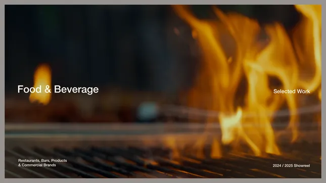 Food & Beverage Showreel