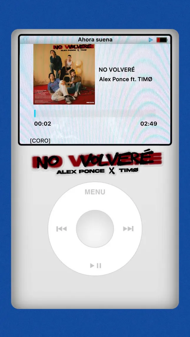 No Volvere - Alex Ponce x TIMO (Lyric Video)
