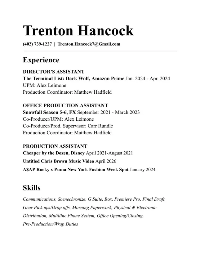 Resume