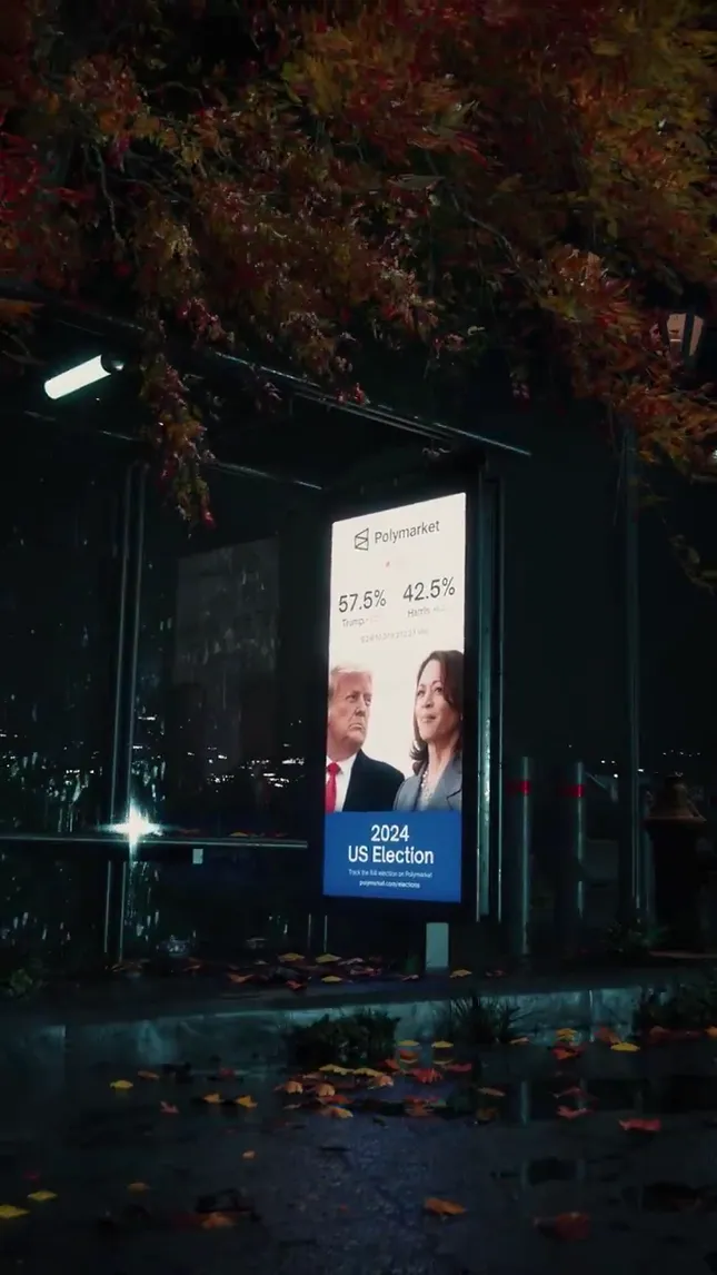 Polymarket 2024 Election Ad