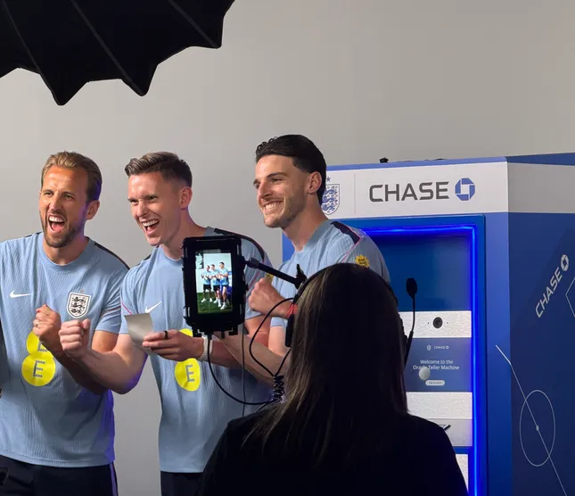 Chase (UK) x Team England Soccer "OTM" World Cup Campaign + Fan Activation