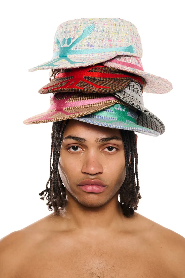 1 Plus 1 Equals 1 - Garnet Tweed Cadet Strap Backs