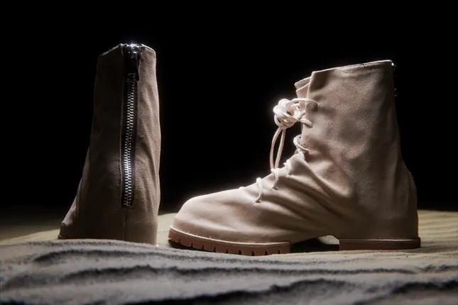 Scan and 3d render of Marathon Boots 424