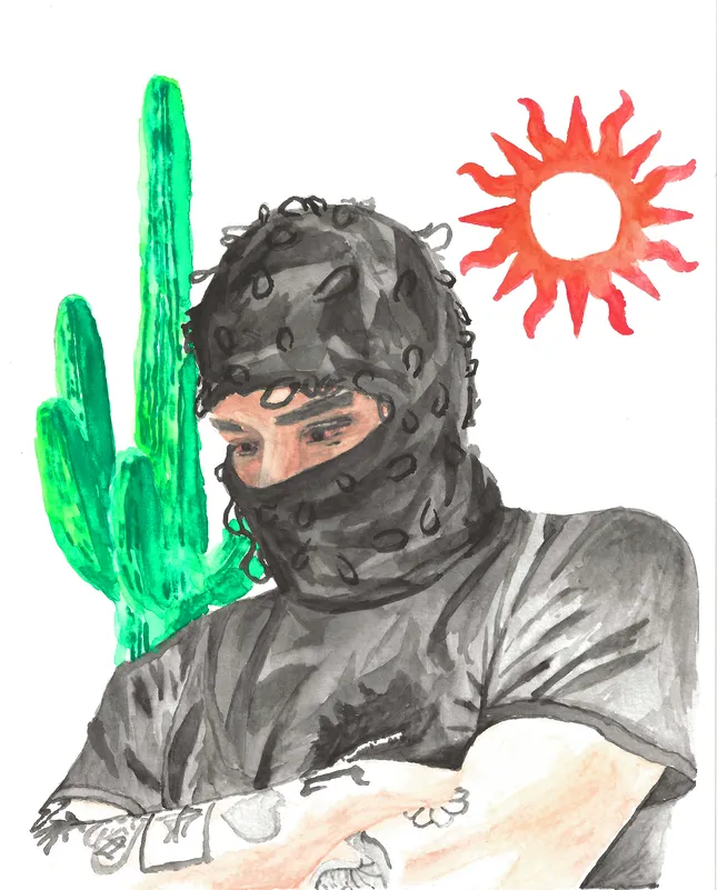 Yeat illustration. 7x10 watercolor