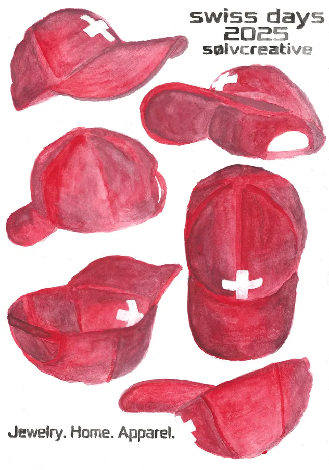 Swiss days solv creative watercolor tshirt graphic  watercolor 7x10
