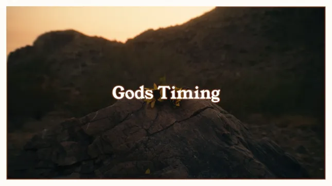 Gods Timming - Lyric Video