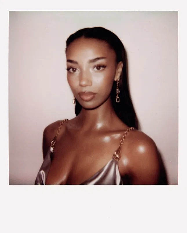 Polaroids for Uma Jammeh Dressed In Schiaparelli