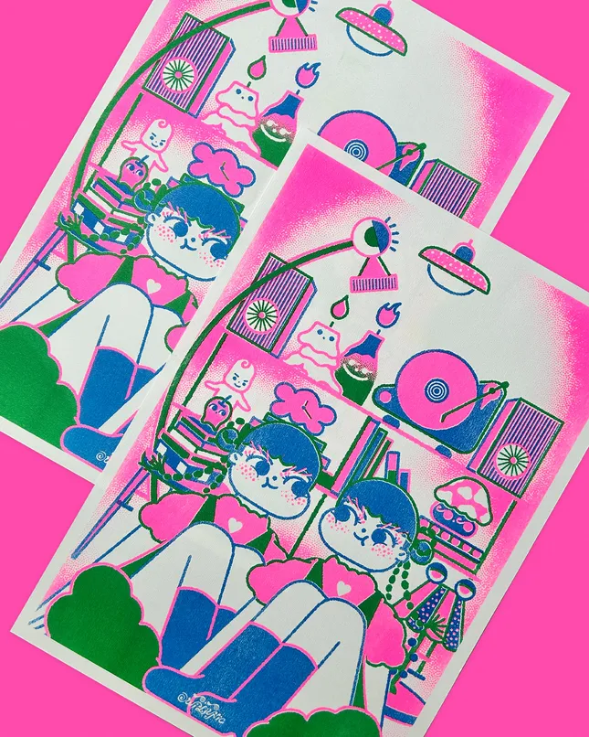 Inward Risograph Prints