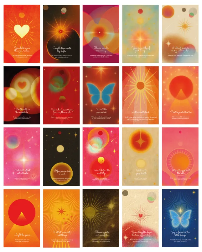 Illustrations for Manifestation cards