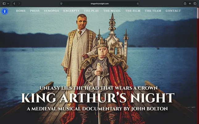 King Arthur’s Night Website