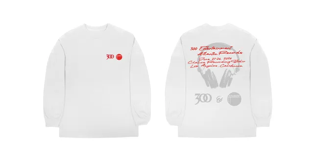 Longsleeve for Atlantic Records x 300 Entertainment Recording Camp