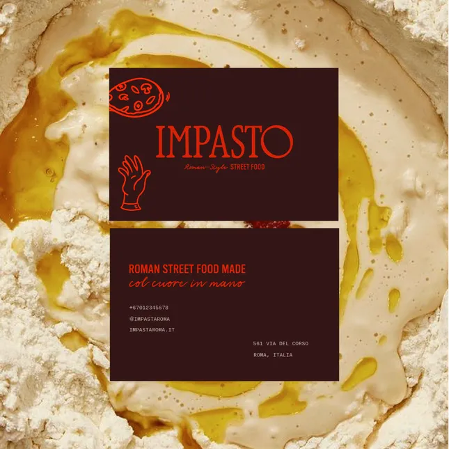 Impasto Italian Restaurant Brand Identity