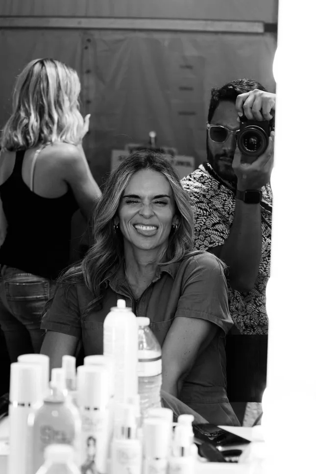 Backstage Missoni runway